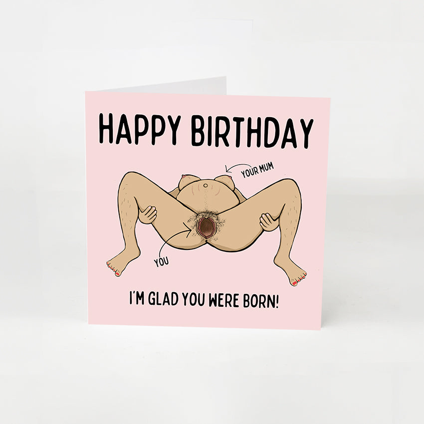 I'm Glad You Were Born! Greetings Card