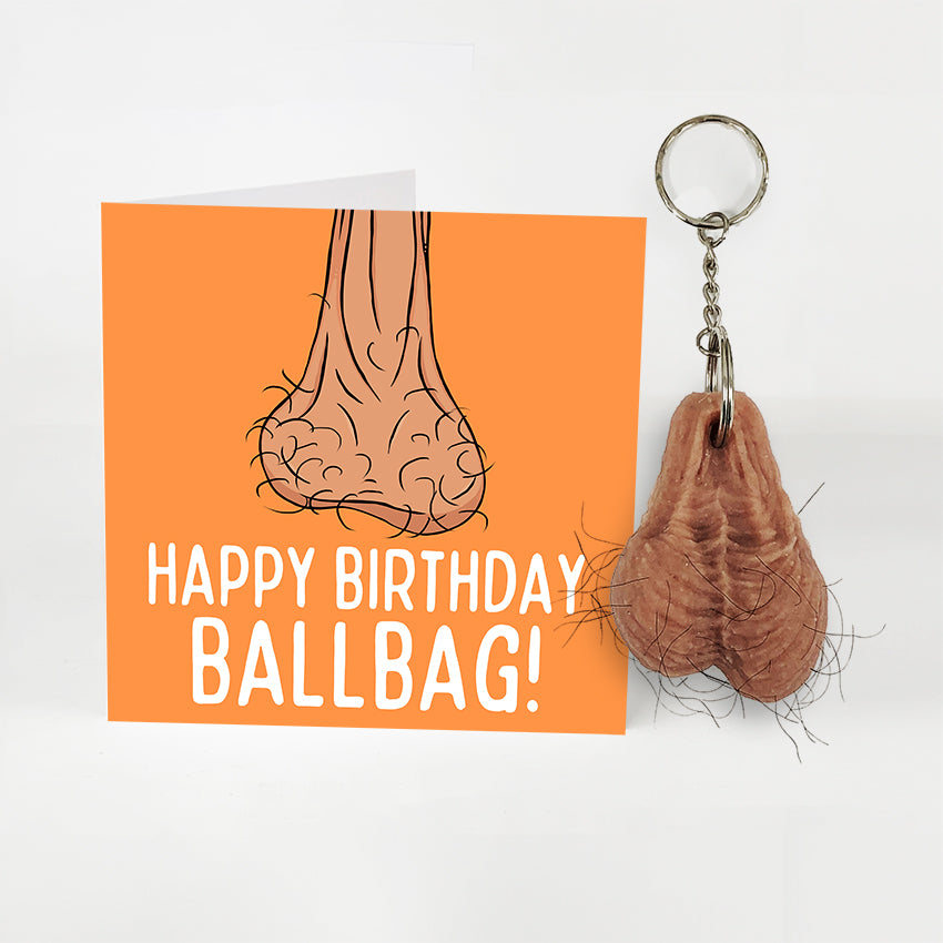 Happy Birthday Ballbag! Greetings Card