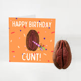 Happy Birthday C*nt! Greetings Card