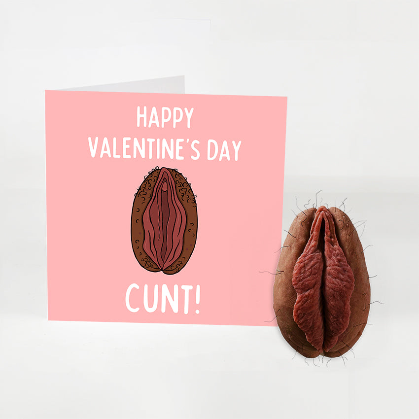 Happy Valentine's Day C*nt! Greetings Card