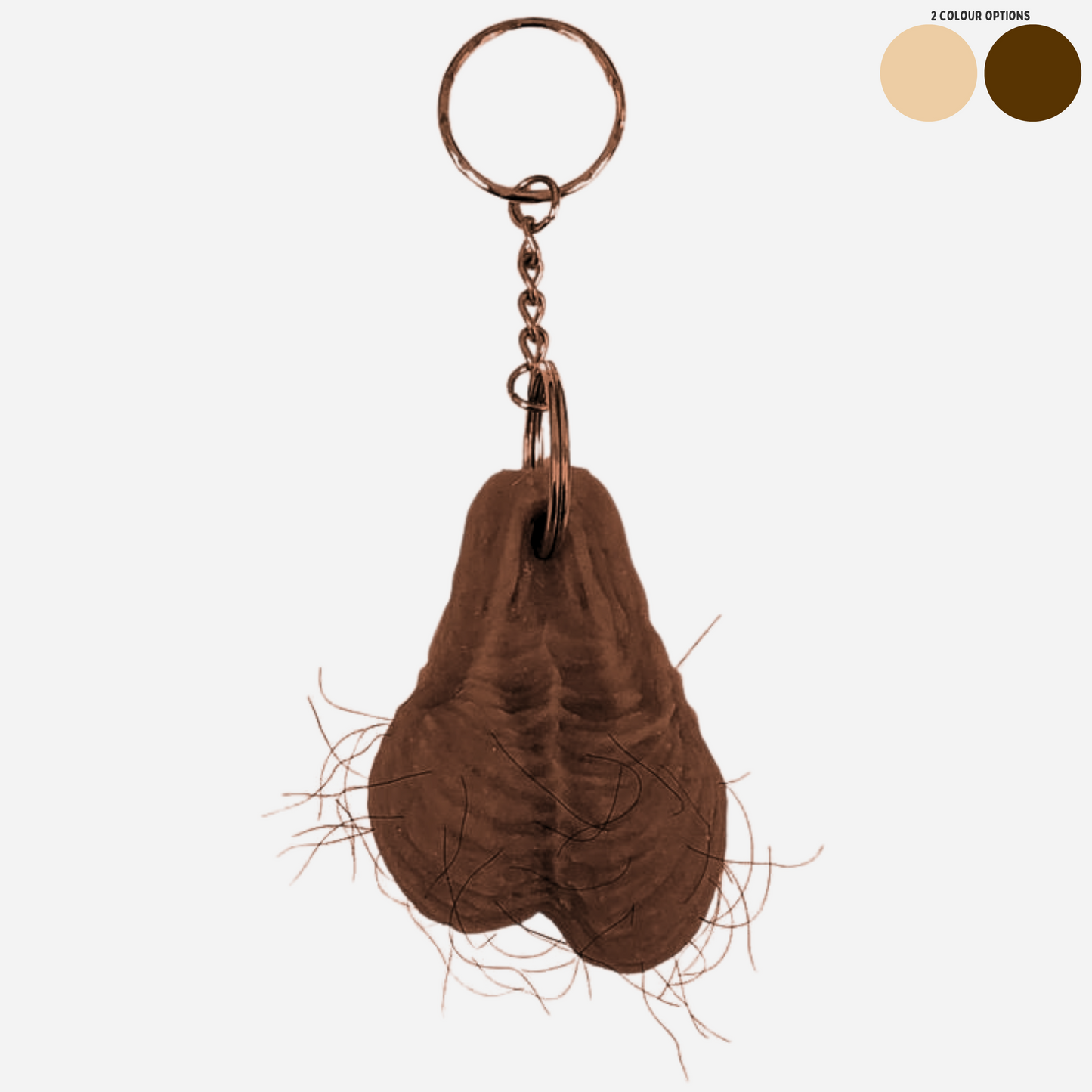 Hairy Testicle Keyring