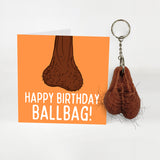 Happy Birthday Ballbag! Greetings Card