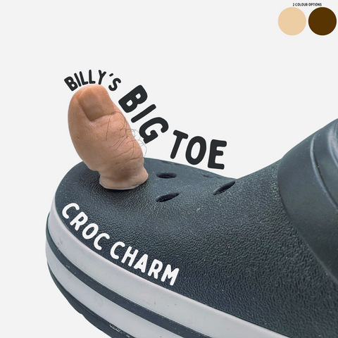 Billy's Big Toe Croc Charm