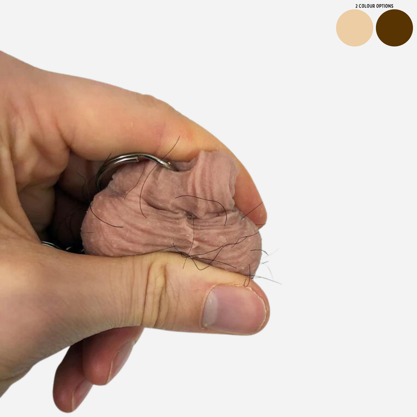 Hairy Testicle Keyring