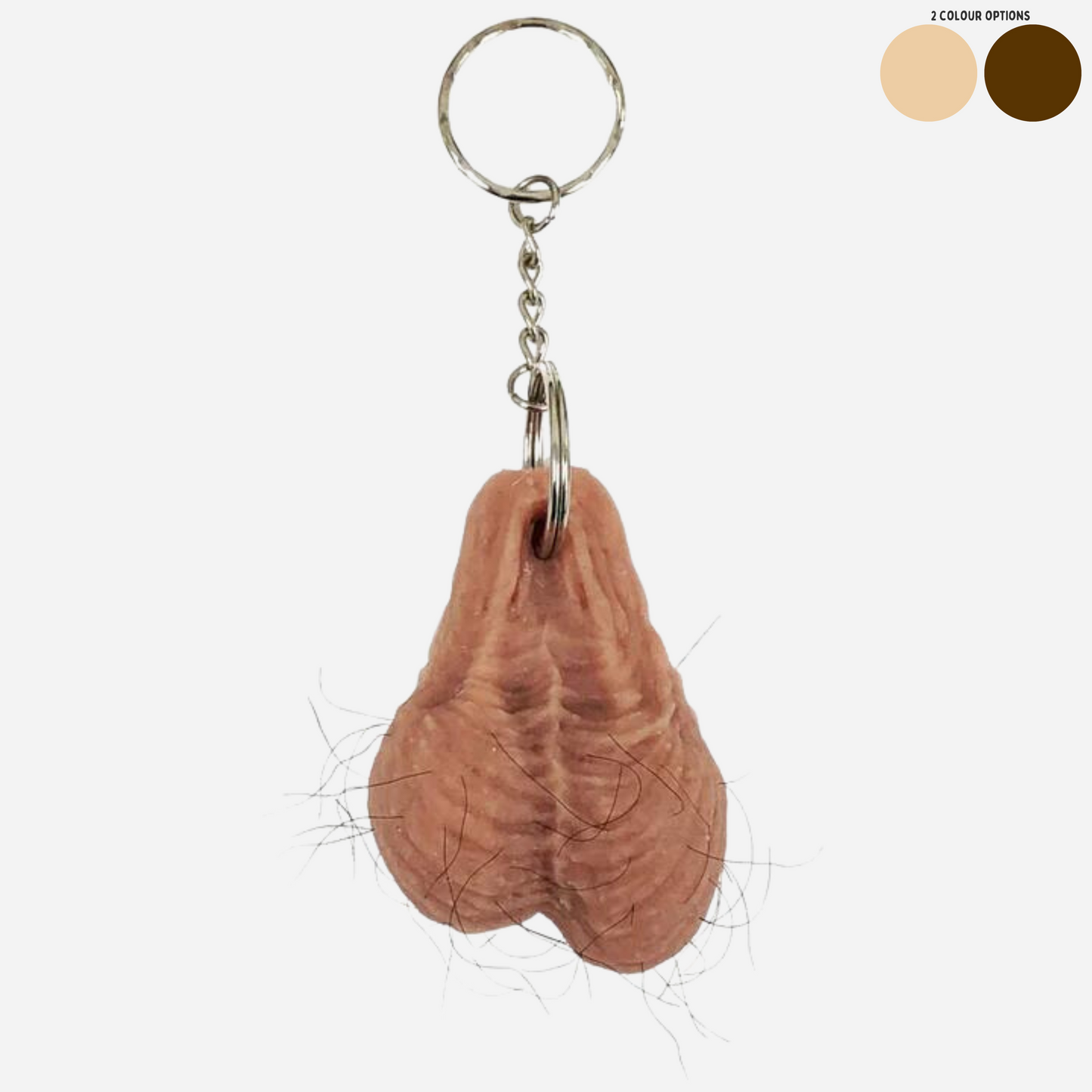 Hairy Testicle Keyring
