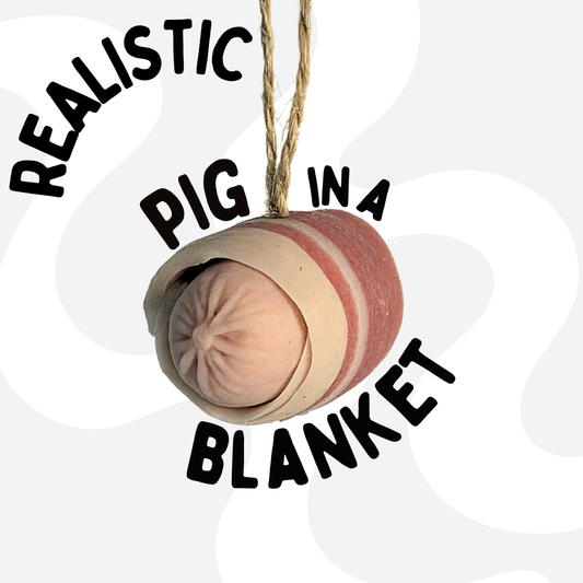 Realistic Pig In A Blanket