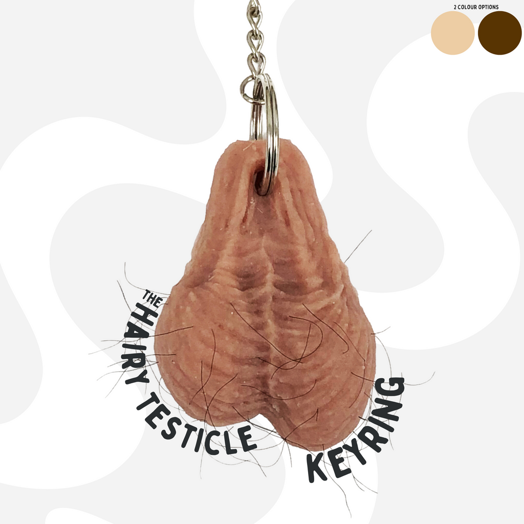 Hanging testicle online stress ball