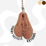 Hairy Testicle Keyring