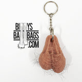 Hairy Testicle Keyring - FATHER'S DAY
