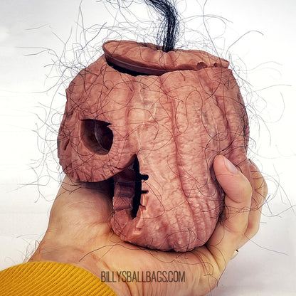 Hairy Halloween Ballbag Pumpkin