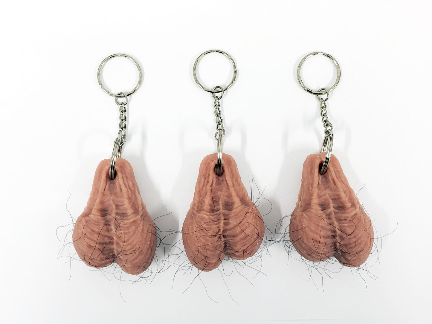 Hairy Testicle Keyring