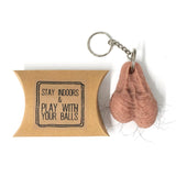 Hairy Testicle Keyring - FATHER'S DAY